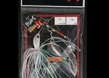 Biovex Stangun Jr. Spinnerbait, Colour 02, 1/8oz, Double Willow